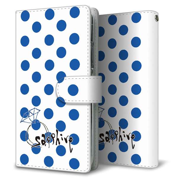 Xperia Ace III SOG08 au 高画質仕上げ プリント手帳型ケース(通常型)【OE818 9月サファイア】