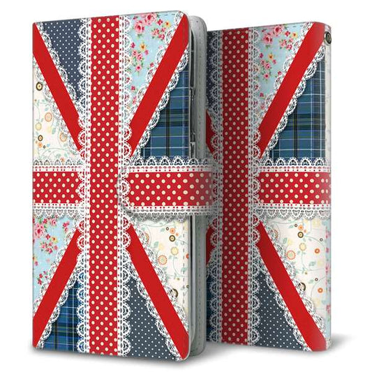 HUAWEI（ファーウェイ）nova lite 2 FIG-LA1 高画質仕上げ プリント手帳型ケース(通常型)【SC805 ユニオンジャック レース】