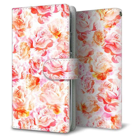 HUAWEI（ファーウェイ）nova lite 2 FIG-LA1 高画質仕上げ プリント手帳型ケース(通常型)【SC930 ローズ レッド】