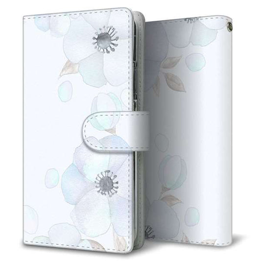 SoftBank アクオス Xx3 506SH 高画質仕上げ プリント手帳型ケース(通常型)【SC951 ドゥ・フルール（エンジェルブルー）】