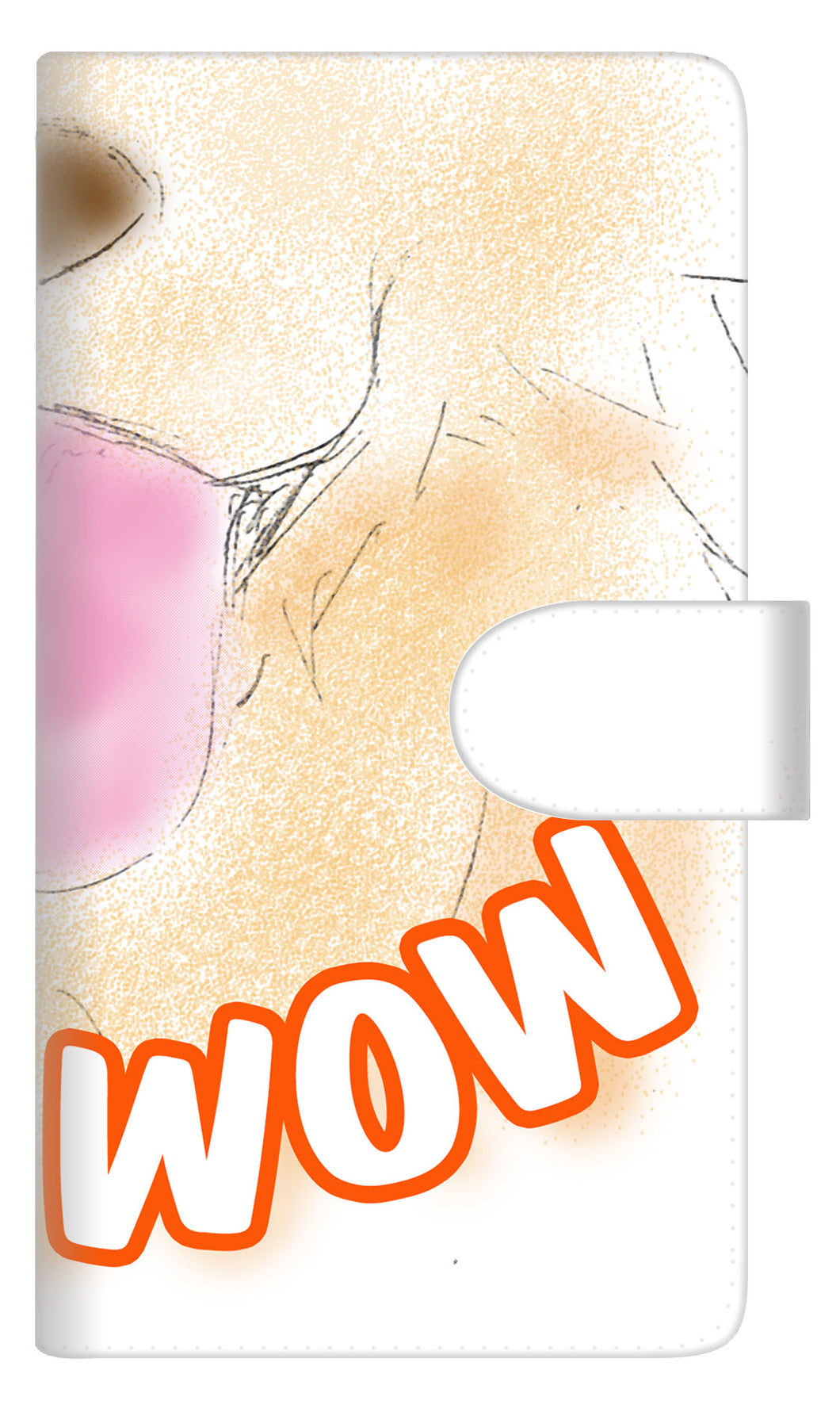 iPhone6 PLUS 高画質仕上げ プリント手帳型ケース(通常型)【YA804 レトリバー】