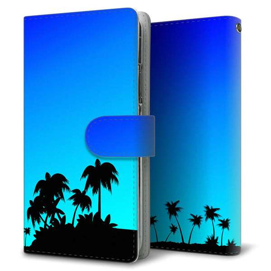 AQUOS R7 SH-52C docomo 高画質仕上げ プリント手帳型ケース(通常型)【YC986 トロピカル07】
