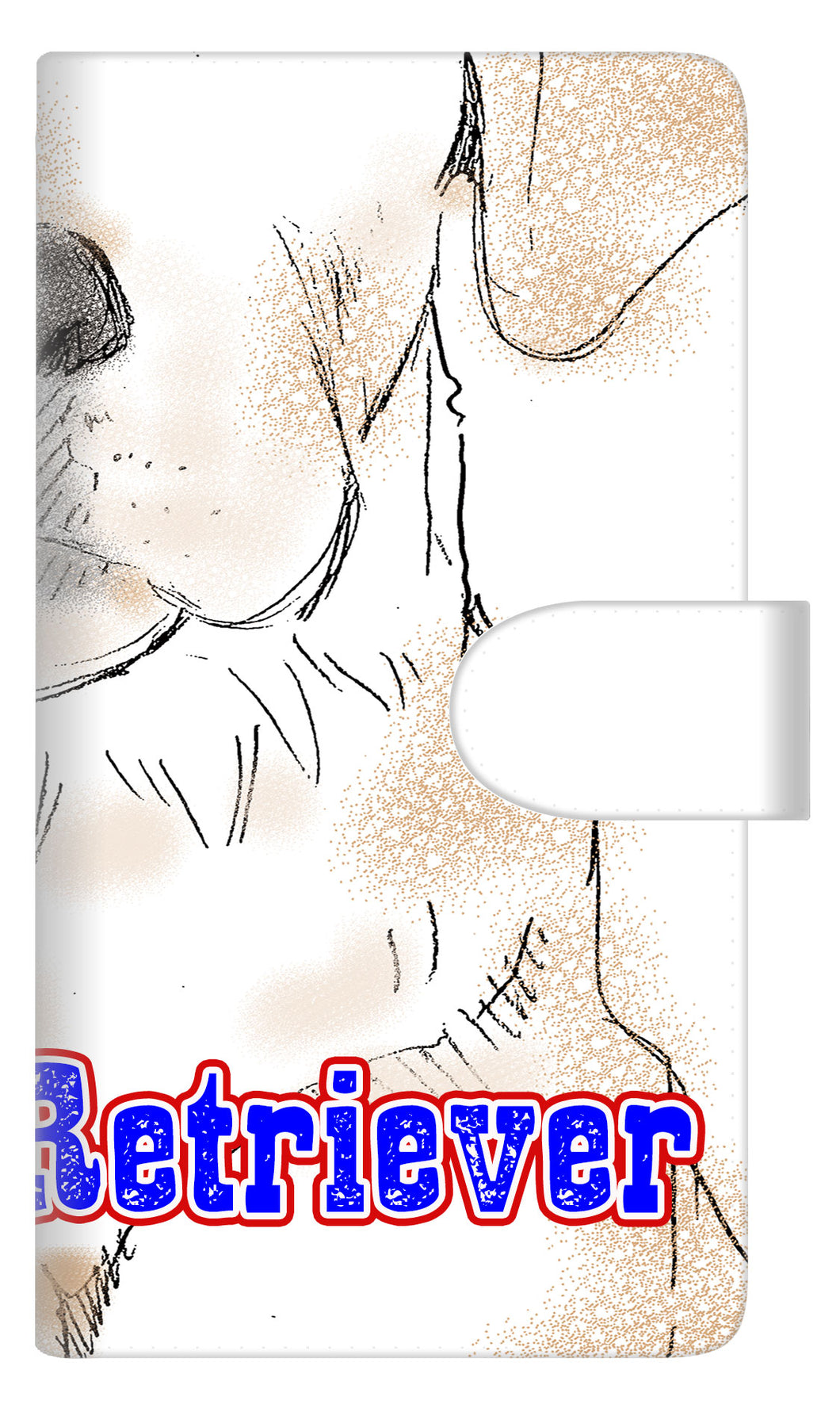 iPhone6 PLUS 高画質仕上げ プリント手帳型ケース(通常型)【YD820 ラブラドールレトリバー01】