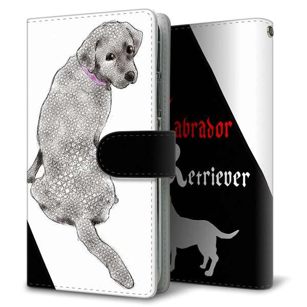 docomo ギャラクシーS7エッジ SC-02H 高画質仕上げ プリント手帳型ケース(通常型)【YD822 ラブラドールレトリバー03】