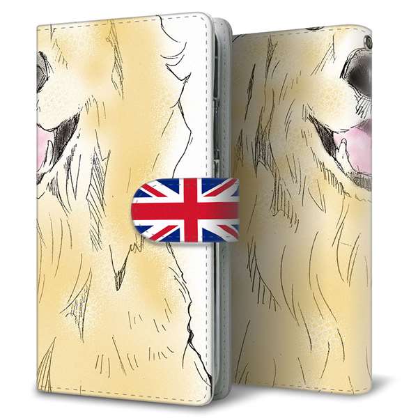 SoftBank アクオス Xx3 mini 603SH 高画質仕上げ プリント手帳型ケース(通常型)【YD826 ゴールデンレトリバー02】