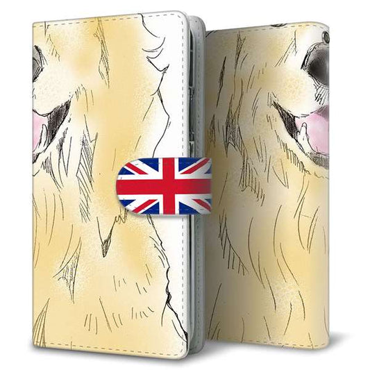 アクオスセンス2 SH-M08 高画質仕上げ プリント手帳型ケース(通常型)【YD826 ゴールデンレトリバー02】