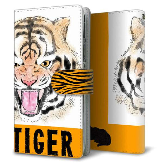 SIMフリー アクオスセンス4 高画質仕上げ プリント手帳型ケース(通常型)【YD871 トラ02】