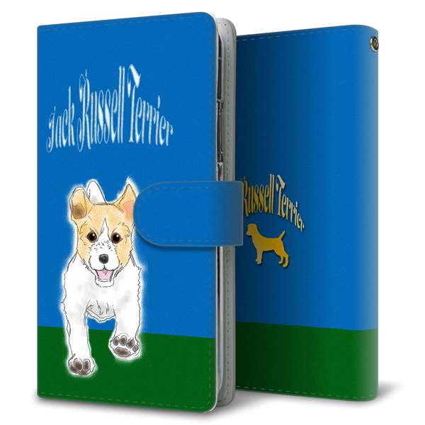 楽天モバイル アクオスセンス4 プラス SH-M16 高画質仕上げ プリント手帳型ケース(通常型)【YD896 ジャックラッセルテリア02】