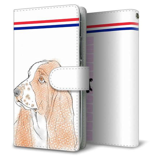 Y!mobile アンドロイドワン S1 高画質仕上げ プリント手帳型ケース(通常型)【YD934 バセットハウンド05】