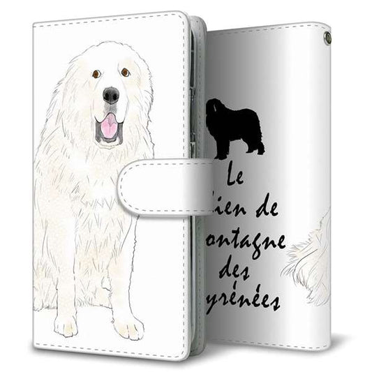 SIMフリー オッポ Reno5 A 高画質仕上げ プリント手帳型ケース(通常型)【YD978 グレートピレニーズ01】
