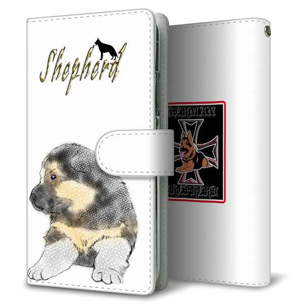 Xiaomi（シャオミ）Redmi Note 10 Pro 高画質仕上げ プリント手帳型ケース(通常型)【YD985 ジャーマンシェパード02】