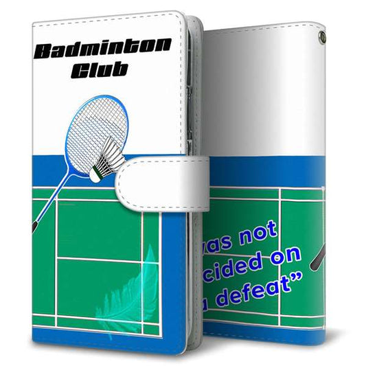 DIGNO BX2 A101KC SoftBank 高画質仕上げ プリント手帳型ケース(通常型)【YE859 バドミントン部】