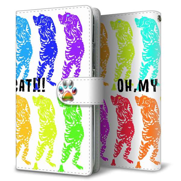 iPhone14 Pro 高画質仕上げ プリント手帳型ケース(通常型)【YE876 らぶねこ07】