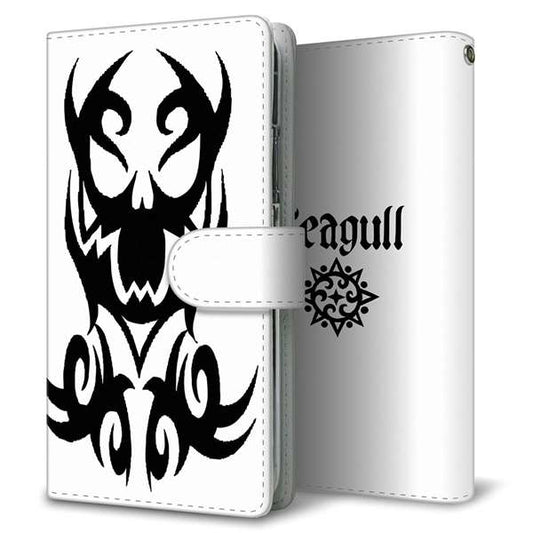 au エクスペリアX パフォーマンス SOV33 高画質仕上げ プリント手帳型ケース(通常型)【YE903 スカル04】