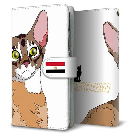 docomo ギャラクシー S10+ オリンピック限定モデル SC-05L 高画質仕上げ プリント手帳型ケース(通常型)【YE963 アビシニアン01】