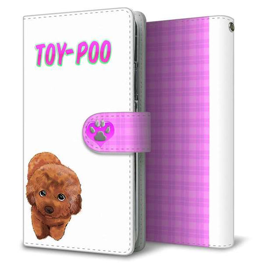 AQUOS wish A104SH Y!mobile 高画質仕上げ プリント手帳型ケース(通常型)【YF854 トイプー02】