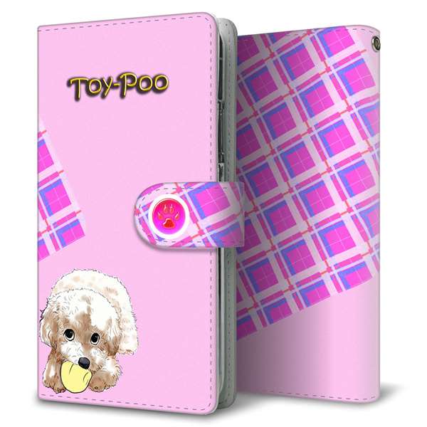 AQUOS wish A104SH Y!mobile 高画質仕上げ プリント手帳型ケース(通常型)【YF861 トイプー09】