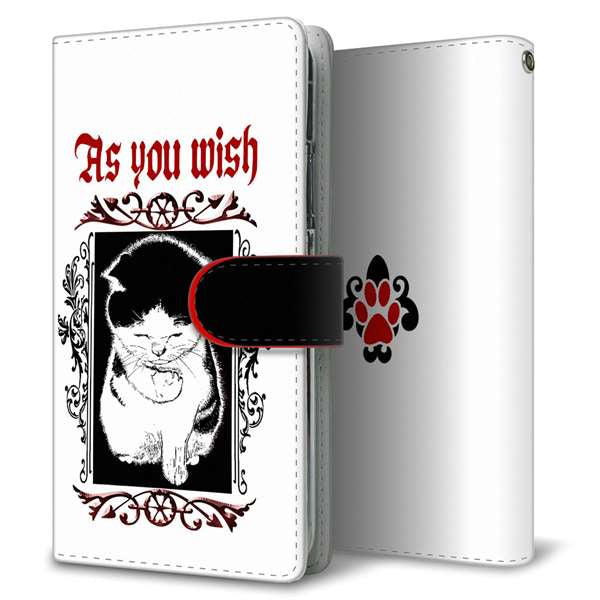 au ギャラクシー S10+ SCV42 高画質仕上げ プリント手帳型ケース(通常型)【YF981 ミャウ02】