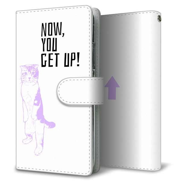 OPPO Reno A 高画質仕上げ プリント手帳型ケース(通常型)【YF983 ミャウ04】