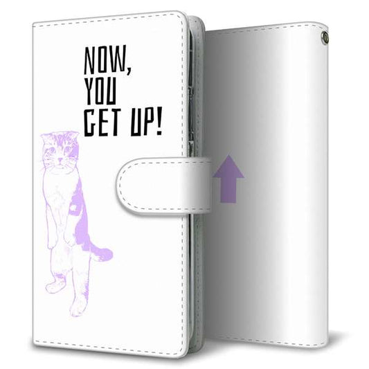 OPPO Reno A 高画質仕上げ プリント手帳型ケース(通常型)【YF983 ミャウ04】