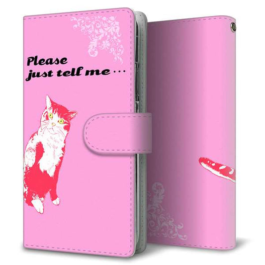 AQUOS wish SHG06 au 高画質仕上げ プリント手帳型ケース(通常型)【YF987 ミャウ08】