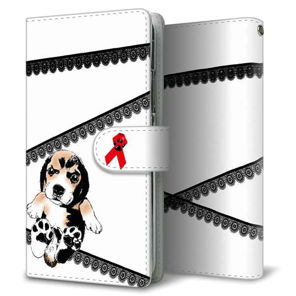 Xiaomi（シャオミ）Redmi Note 10 Pro 高画質仕上げ プリント手帳型ケース(通常型)【YF990 バウワウ01】