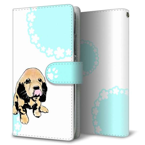 au アクオスゼロ6 SHG04 高画質仕上げ プリント手帳型ケース(通常型)【YF995 バウワウ06】