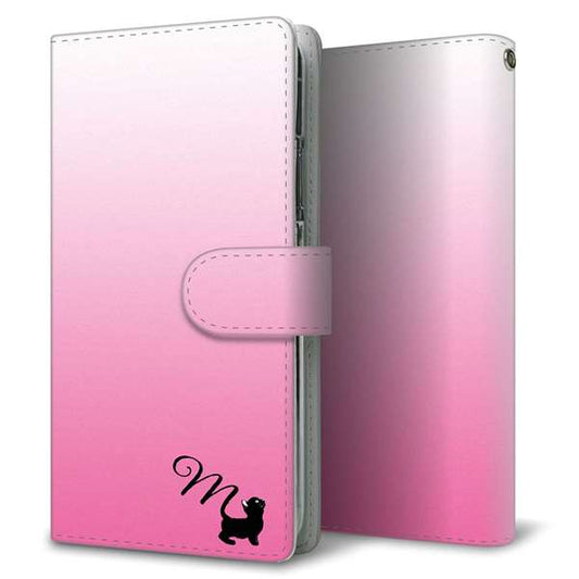 OPPO Reno A 高画質仕上げ プリント手帳型ケース(通常型)【YI854 イニシャル ネコ M】