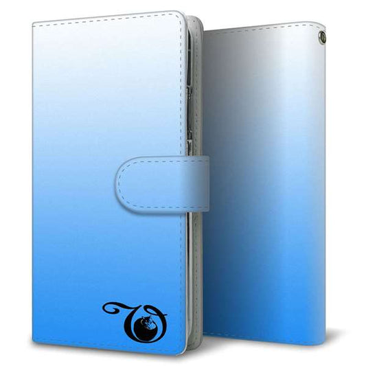 Xperia 10 IV A202SO SoftBank 高画質仕上げ プリント手帳型ケース(通常型)【YI863 イニシャル ネコ V】