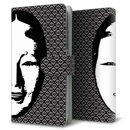 softbank arrows U 801FJ 高画質仕上げ プリント手帳型ケース(通常型)【YI872 能面03】