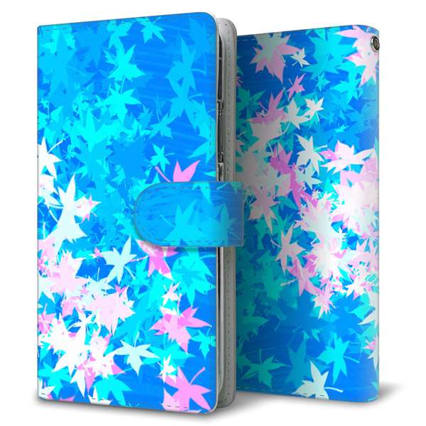 AQUOS wish A104SH Y!mobile 高画質仕上げ プリント手帳型ケース(通常型)【YJ290 デザインもみじ】
