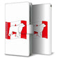 iPhone12 高画質仕上げ プリント手帳型ケース(通常型)国旗と犬