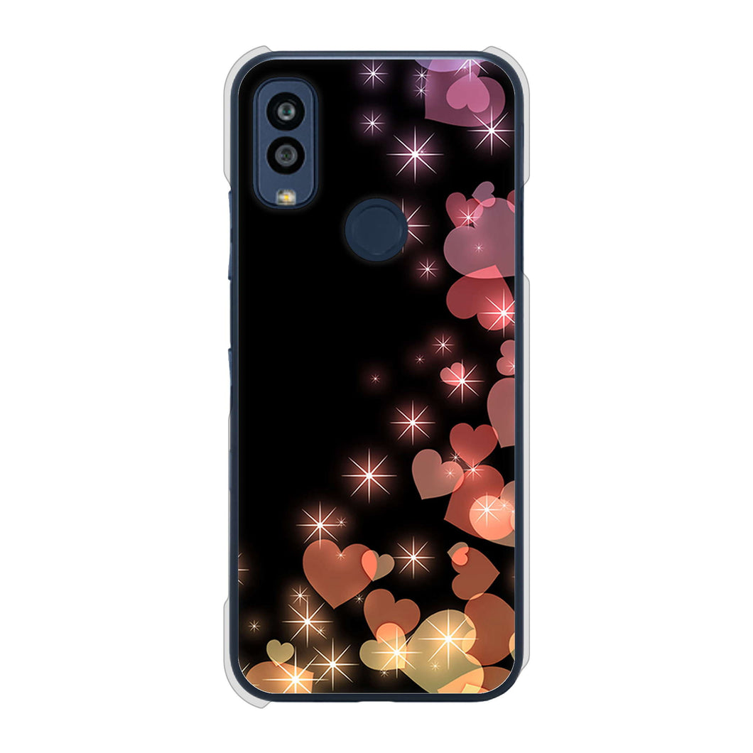 Android One S10 Y!mobile 高画質仕上げ 背面印刷 ハードケース きらめきハート