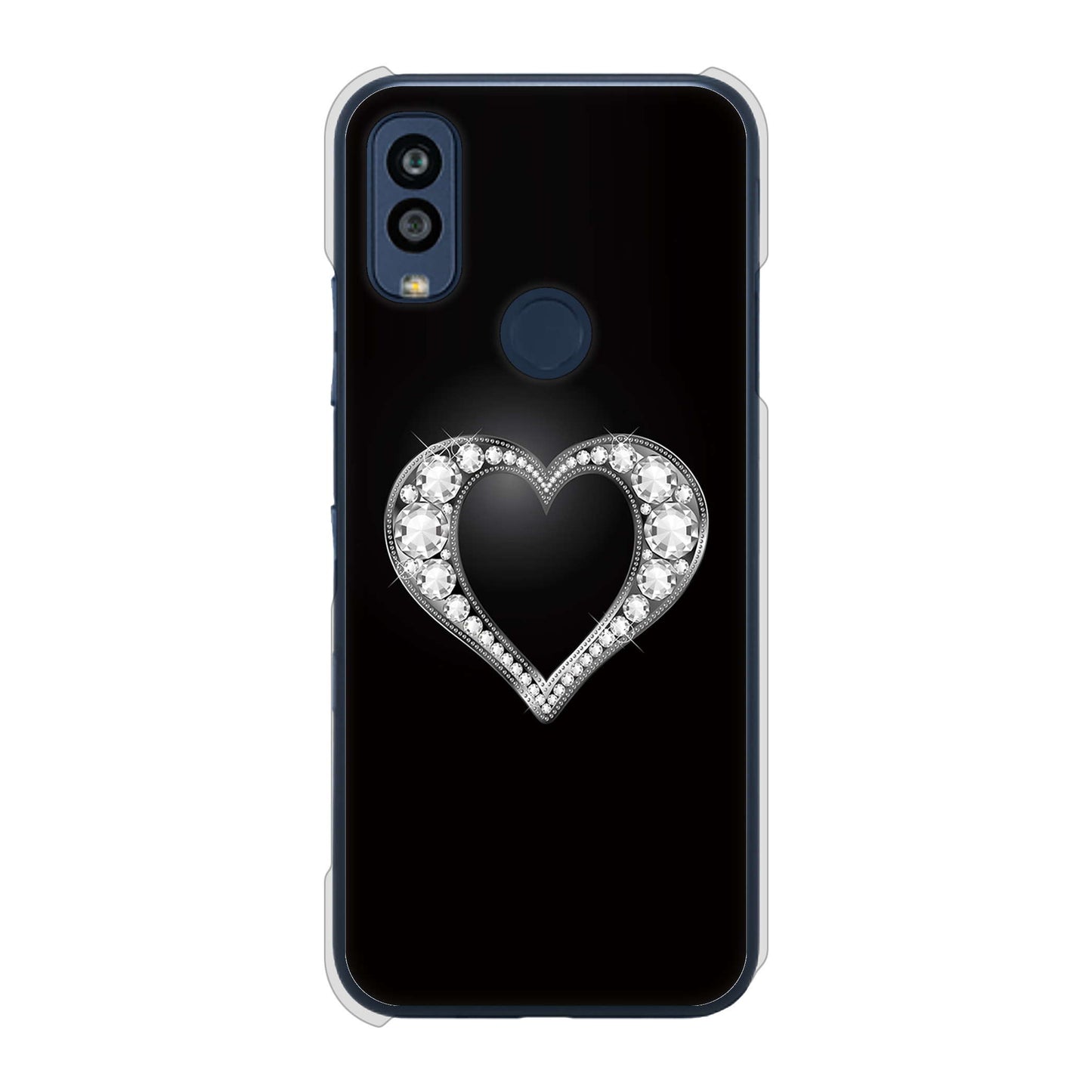 Android One S10 Y!mobile 高画質仕上げ 背面印刷 ハードケース きらめきハート