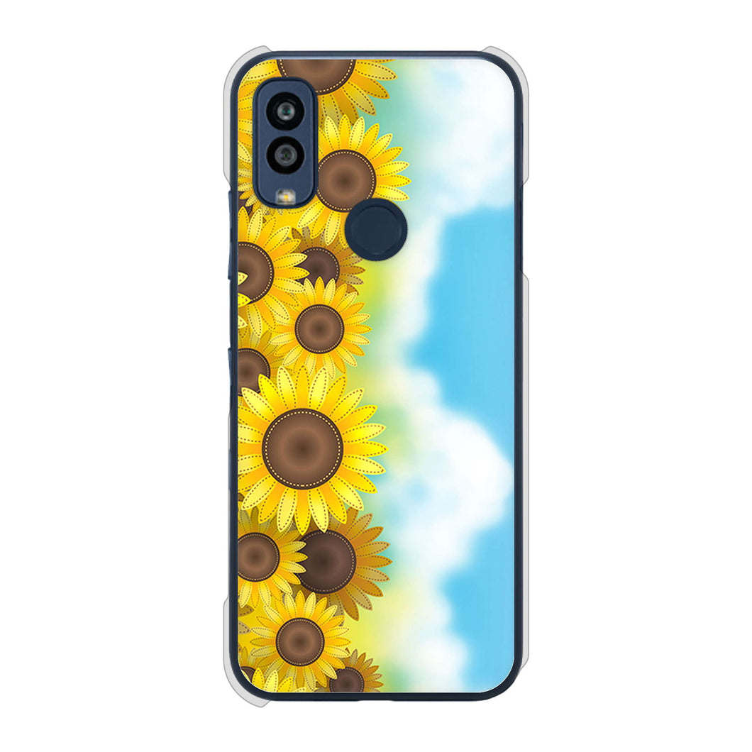 Android One S10 Y!mobile 148 ひまわり畑 ハードケース 背面印刷