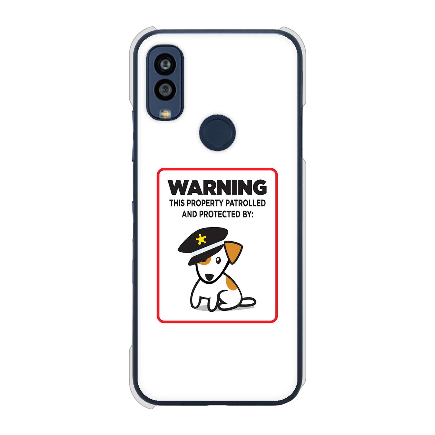 Android One S10 Y!mobile 374 猛犬注意 ハードケース 背面印刷