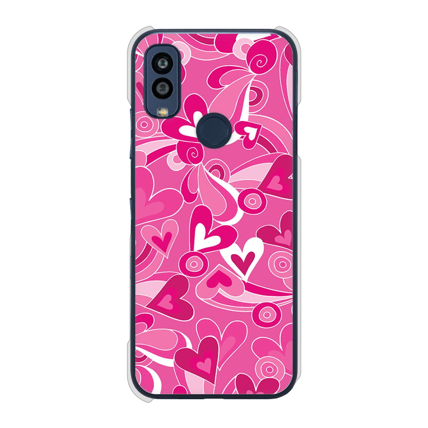 Android One S10 Y!mobile 高画質仕上げ 背面印刷 ハードケース プリティハート