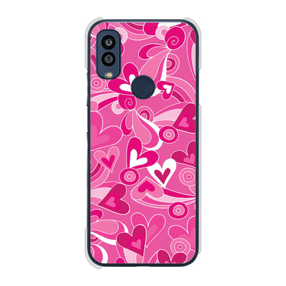 Android One S10 Y!mobile 高画質仕上げ 背面印刷 ハードケース プリティハート