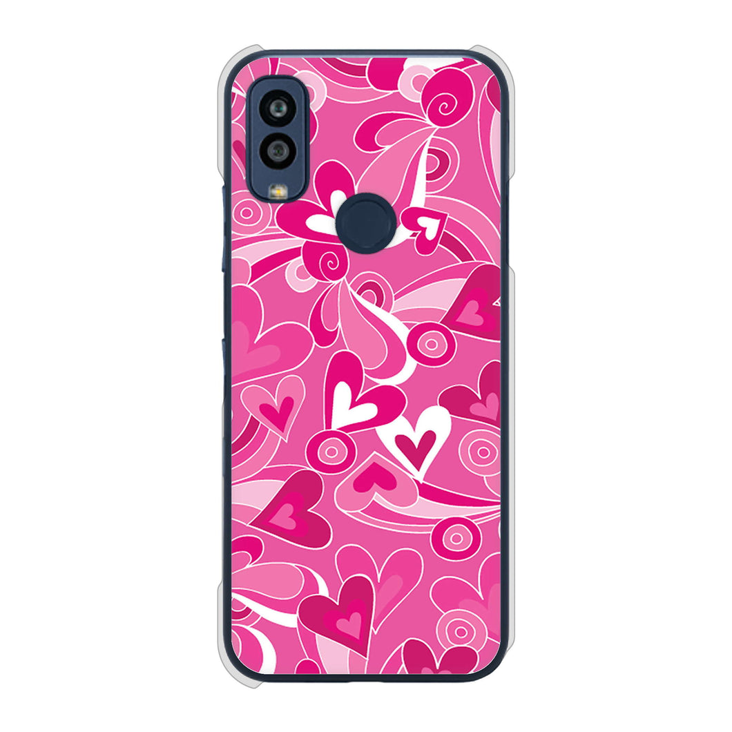 Android One S10 Y!mobile 高画質仕上げ 背面印刷 ハードケース プリティハート
