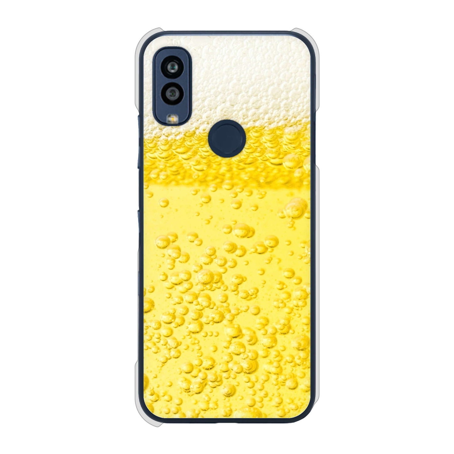 Android One S10 Y!mobile 高画質仕上げ 背面印刷 ハードケース 生ビール