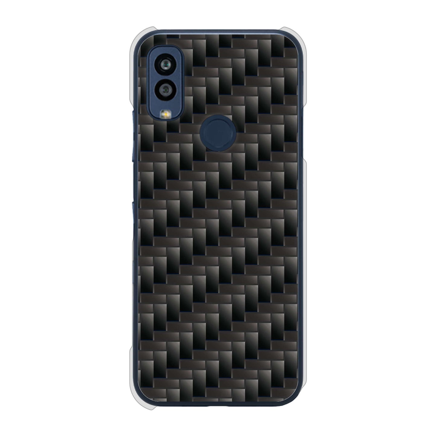 Android One S10 Y!mobile 高画質仕上げ 背面印刷 ハードケース 【461 カーボン】