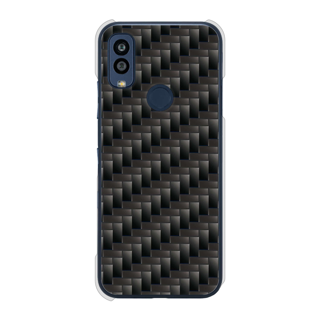 Android One S10 Y!mobile 高画質仕上げ 背面印刷 ハードケース 【461 カーボン】