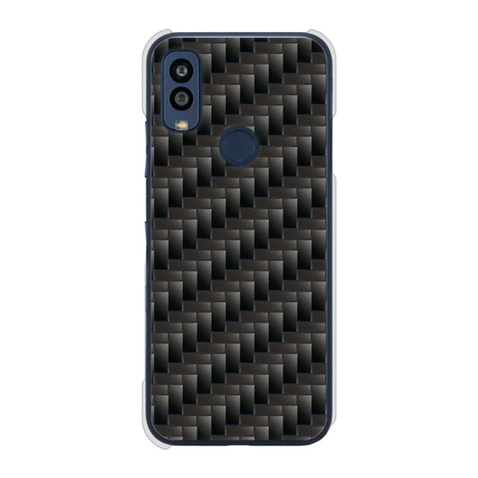 Android One S10 Y!mobile 高画質仕上げ 背面印刷 ハードケース 【461 カーボン】