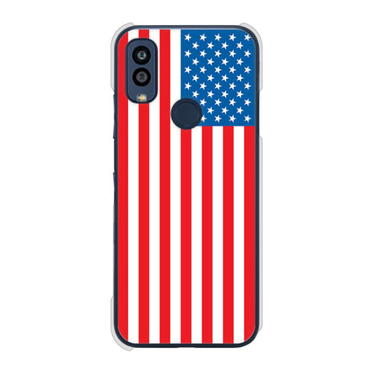 Android One S10 Y!mobile 高画質仕上げ 背面印刷 ハードケース 国旗