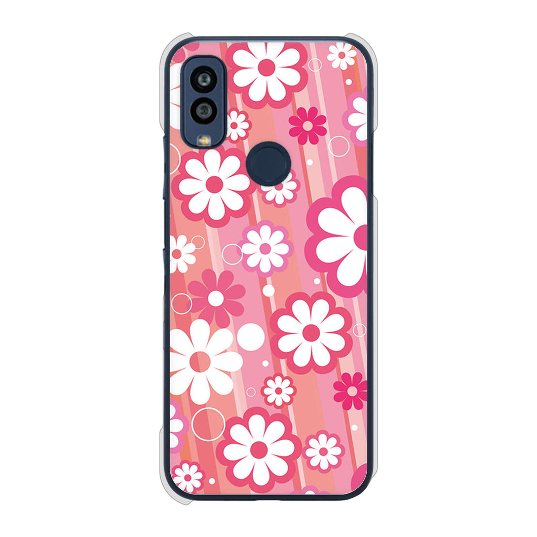 Android One S10 Y!mobile 高画質仕上げ 背面印刷 ハードケース 【751 マーガレット（ピンク系）】