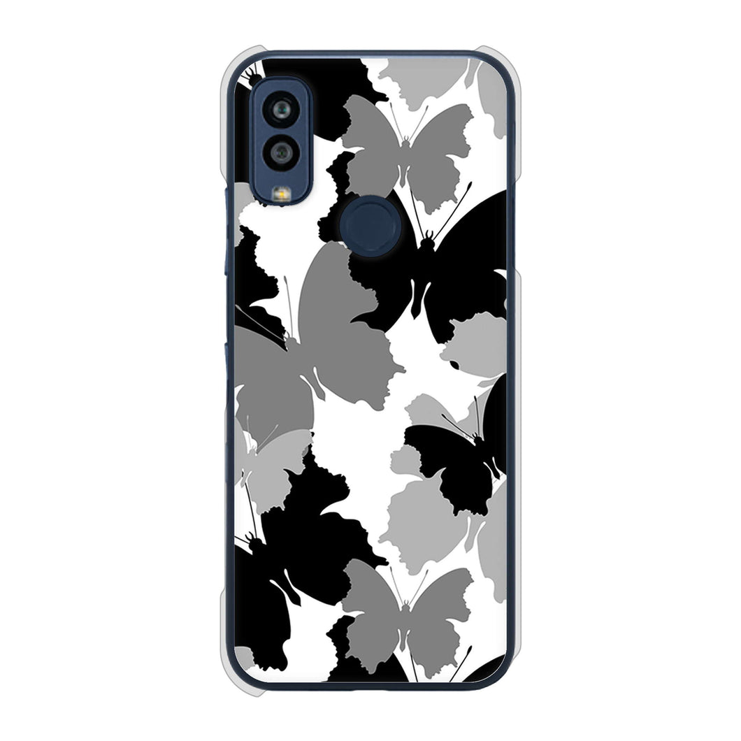 Android One S10 Y!mobile 高画質仕上げ 背面印刷 ハードケース 【1336 夜の蝶】