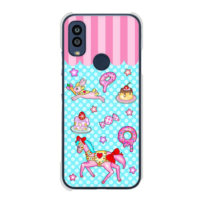 Android One S10 Y!mobile 高画質仕上げ 背面印刷 ハードケース むかいあぐる メリーゴーランド