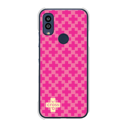 Android One S10 Y!mobile 高画質仕上げ 背面印刷 ハードケース クロスドット