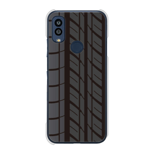 Android One S10 Y!mobile 高画質仕上げ 背面印刷 ハードケース 【IB931 タイヤ】