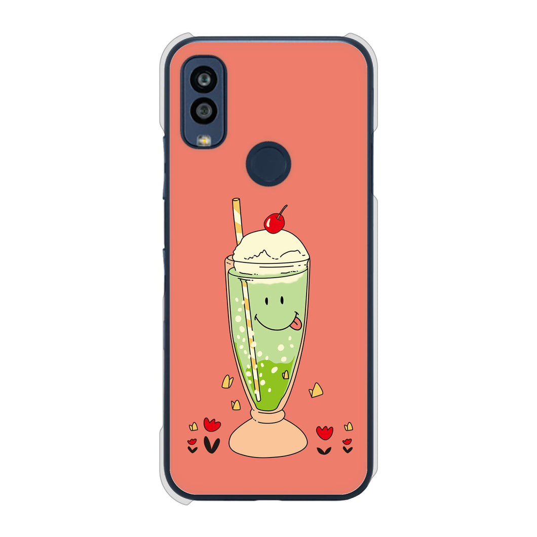 Android One S10 Y!mobile 高画質仕上げ 背面印刷 ハードケース スイーツイラスト